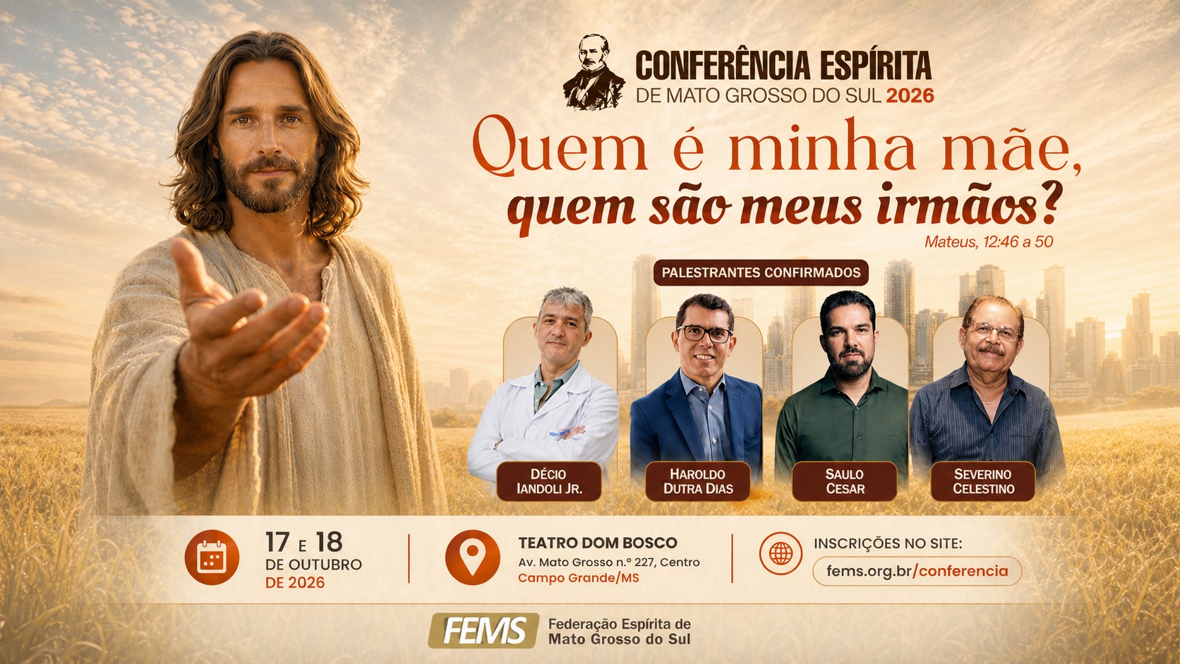 Conferência Espírita de MS 2026