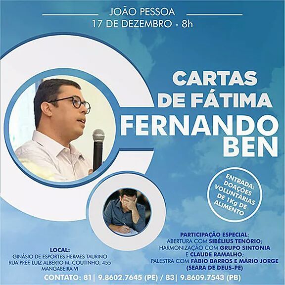Cartas de Fátima na Paraíba
